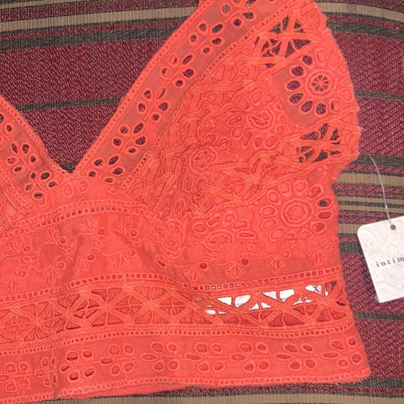 Free People Carrie Bralette in Lip Gloss Size Small - Picture 5 of 9
